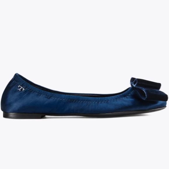Tory Burch Shoes - NIB TORY BURCH Ballet Women's Flat Satin/Velvet